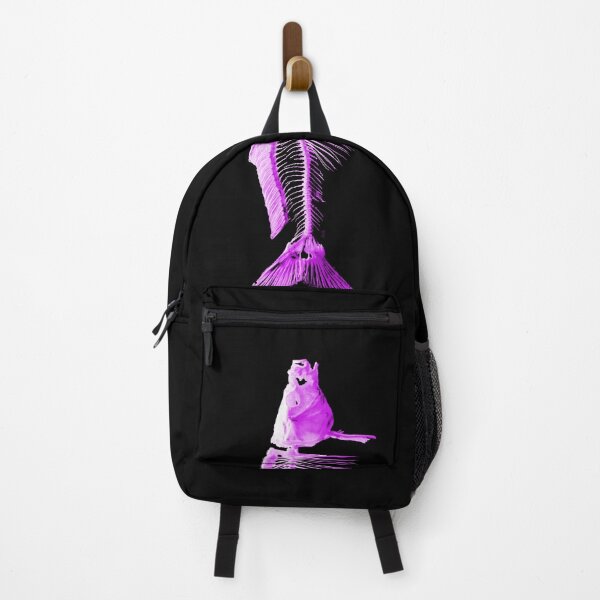 Item preview, Fish skeleton – Violet glow of the sea / Swiss Artwork Photography designed and sold by Raphael Wolf.