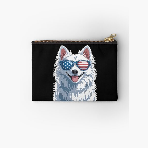 Item preview, American Eskimo Dog USA Flag Patriotic Dog Lover designed and sold by Idarmotar.