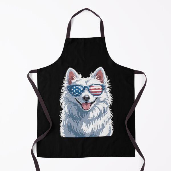Item preview, American Eskimo Dog USA Flag Patriotic Dog Lover designed and sold by Idarmotar.