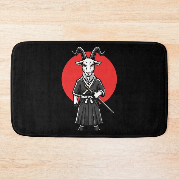 Item preview, Goat Samurai Warrior Japan Katana Art designed and sold by k3rstman1.
