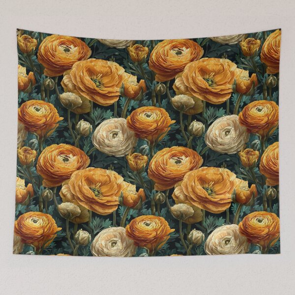 Item preview, Beautiful Whimsical Ranunculus Illustration For Bridal Shower Gift designed and sold by RoyalStarsPatts.
