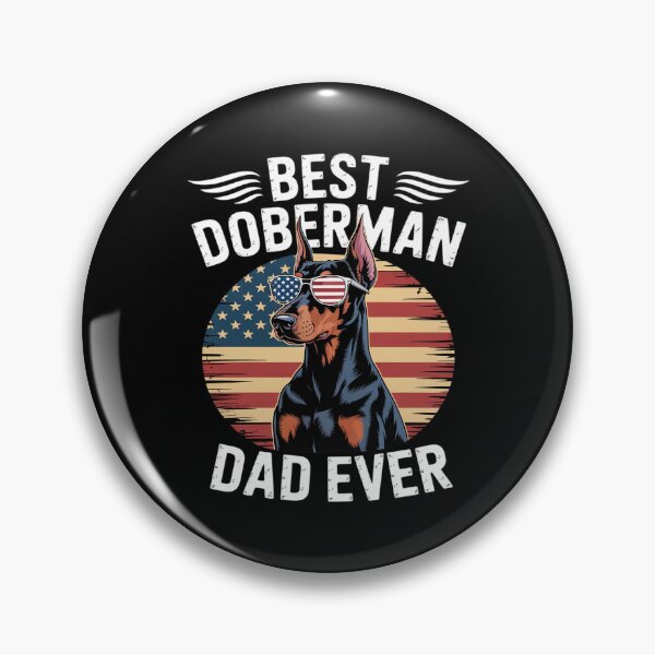Artikelvorschau, American Flag Best Doberman Dad Ever entworfen und verkauft von Idarmotar.