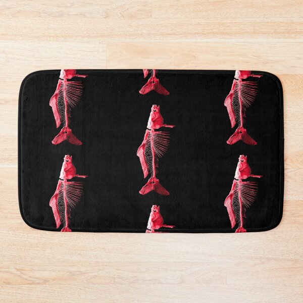 Item preview, Fish skeleton – Red glow of the sea / Swiss Artwork Photography designed and sold by Raphael Wolf.