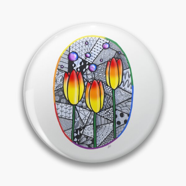 Item preview, Orgullo de vidrieras de tulipanes designed and sold by Chaos and Chlorophyll.