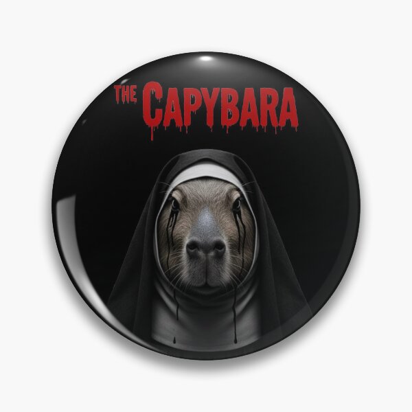 Item preview, The Capybara - Horror Movie Nun Parody designed and sold by j-2k.