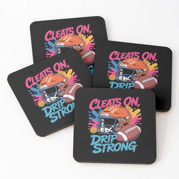 Item preview, American Football Drip Cleats On Drip Strong, Football Mama designed and sold by Idarmotar.