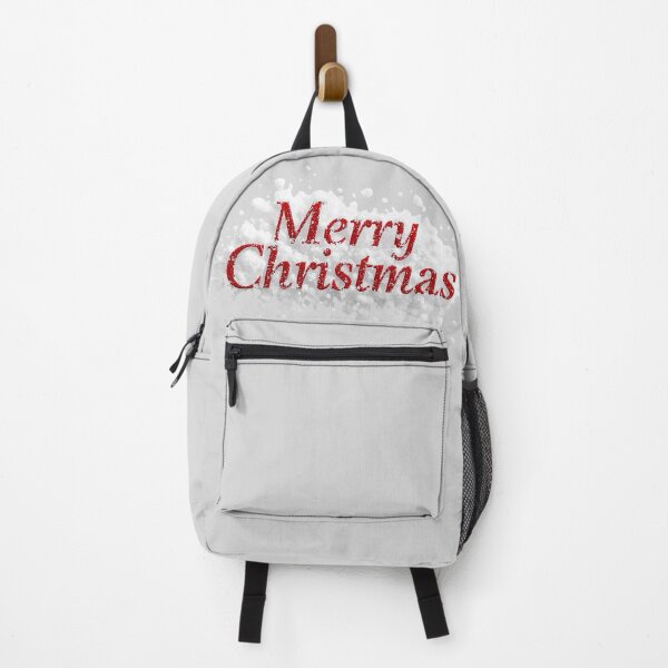Item preview, Minimalist Merry Christmas Text Illustration – Elegant Red Cursive Typography with Snow Effect designed and sold by PixelVibe782.