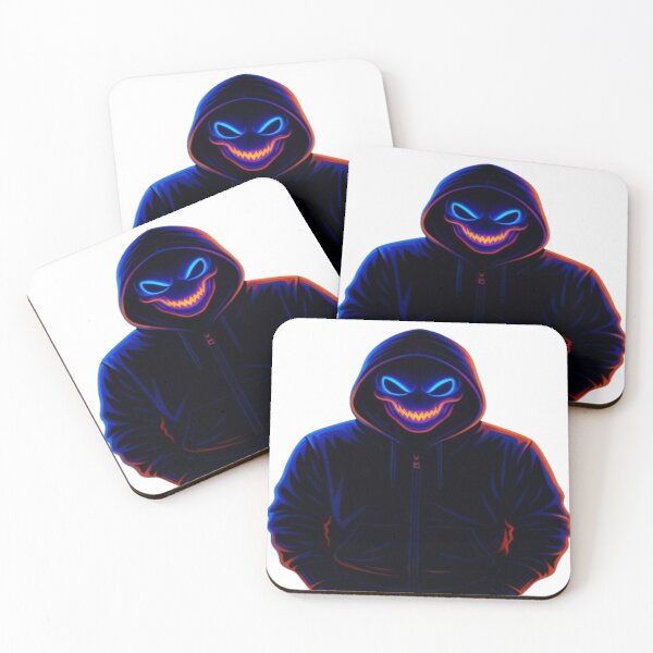 Item preview, Neon Shadow – The AI Face of Darkness designed and sold by GlowAIDesigns.