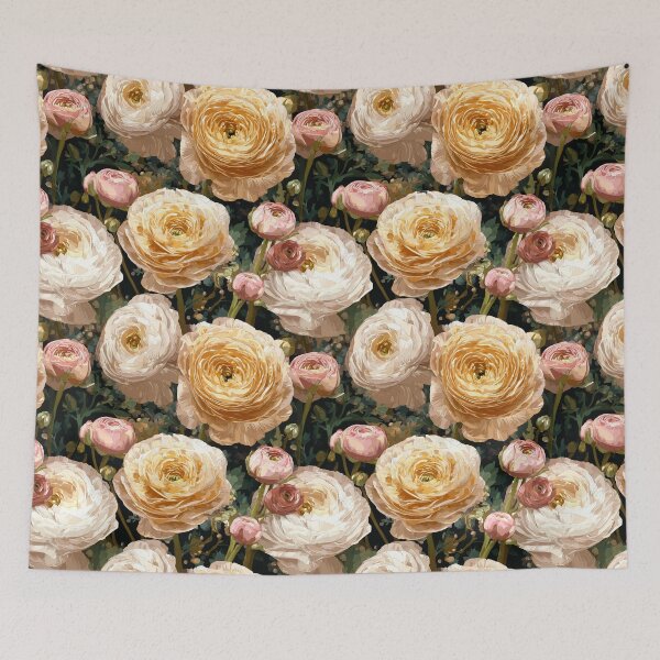 Item preview, Elegant Wild Ranunculus Illustration For Bridal Shower Gift designed and sold by RoyalStarsPatts.
