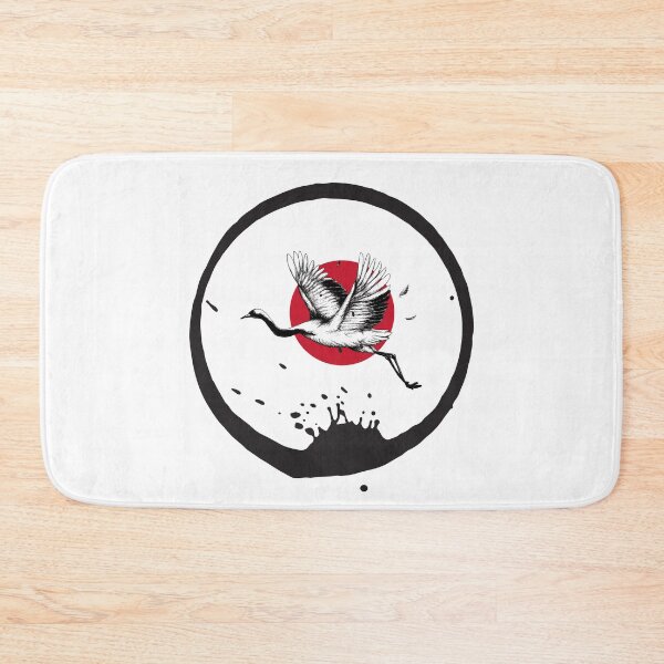 Item preview, Flying crane in front of the sun designed and sold by designeffect.