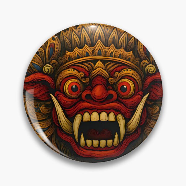 Item preview, Barongan bali island culture  designed and sold by Talkingteeshandprint.