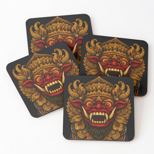 Item preview, Barongan bali island culture  designed and sold by Talkingteeshandprint.