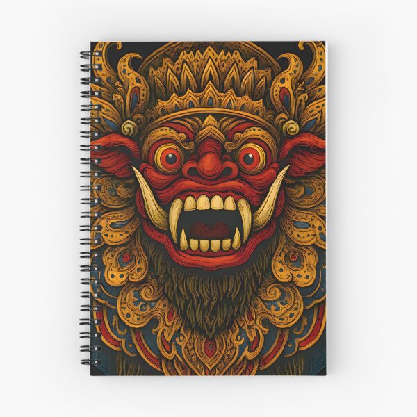 Item preview, Barongan bali island culture  designed and sold by Talkingteeshandprint.