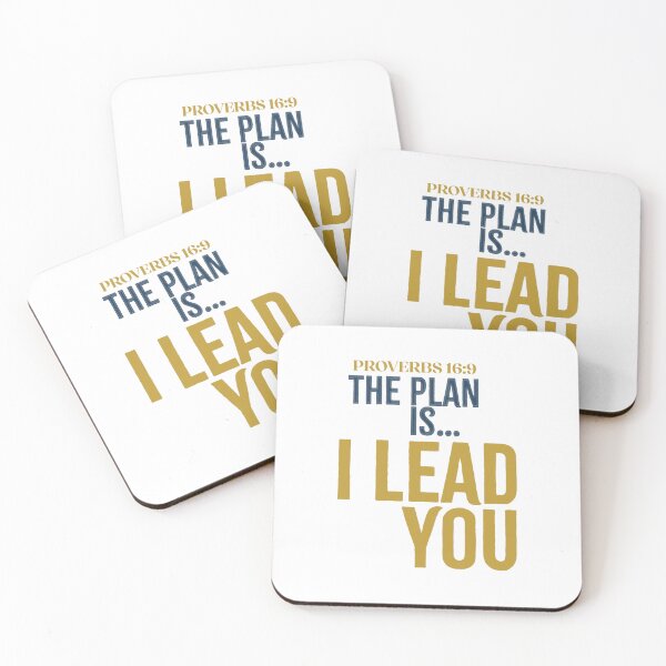 Item preview, The plan is… I lead you - Proverbs 16:9 designed and sold by LambsPath.
