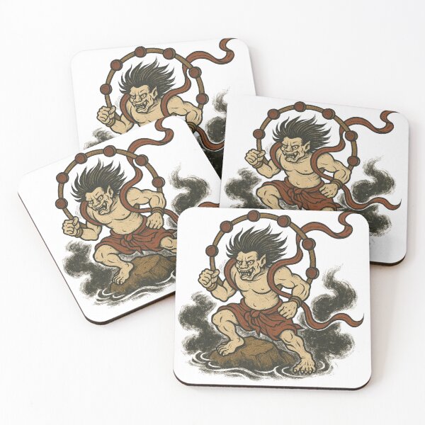 Item preview, Raijin – The Thunder Drum of Old Japan designed and sold by Lazy-Genius-Co.