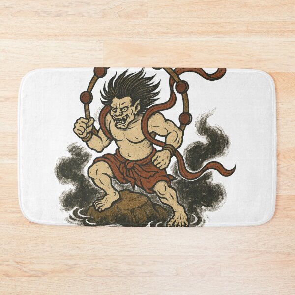 Item preview, Raijin – The Thunder Drum of Old Japan designed and sold by Lazy-Genius-Co.