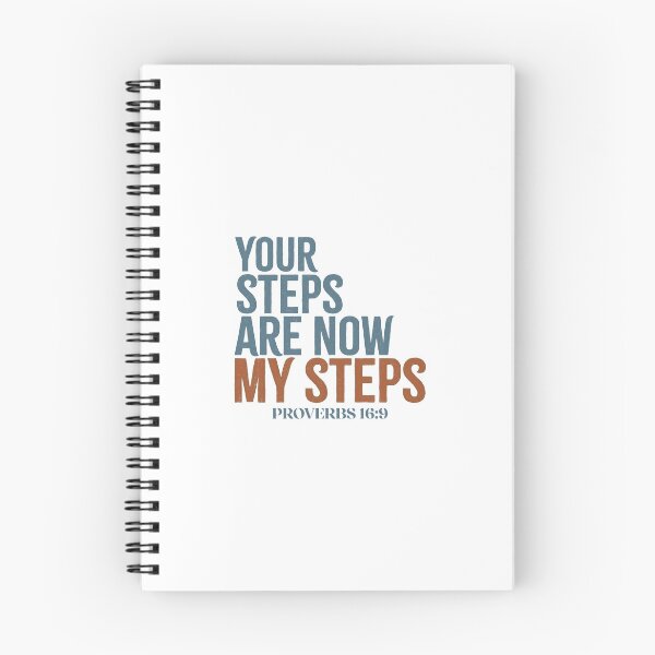 Item preview, Your steps are now my steps - Proverbs 16:9 designed and sold by LambsPath.