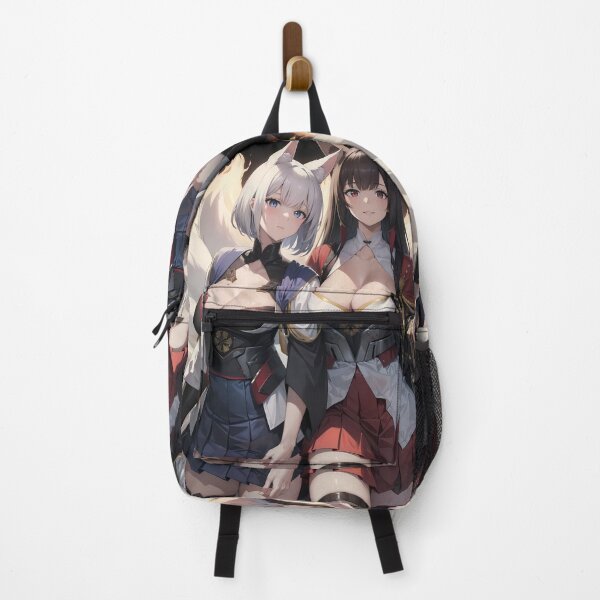Artikelvorschau, Akagi und Kaga – Zwillingsflammenbindung – Azur Lane Anime-Mädchen entworfen und verkauft von Raslbazola.