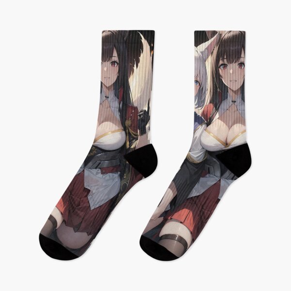 Artikelvorschau, Akagi und Kaga – Zwillingsflammenbindung – Azur Lane Anime-Mädchen entworfen und verkauft von Raslbazola.