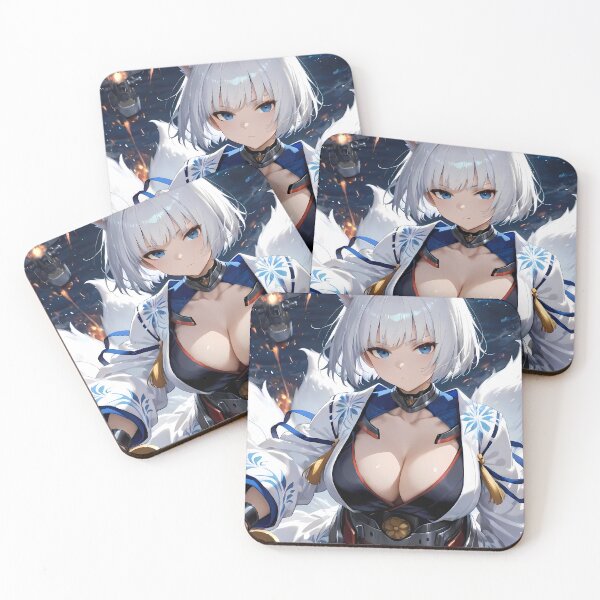 Item preview, Kaga Battle Mode Blue Fire Aura Azur Lane Anime Girl designed and sold by Raslbazola.