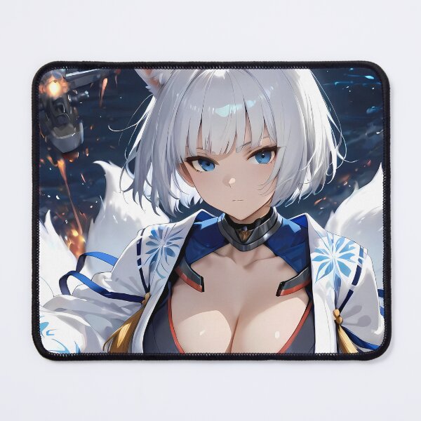 Item preview, Kaga Battle Mode Blue Fire Aura Azur Lane Anime Girl designed and sold by Raslbazola.