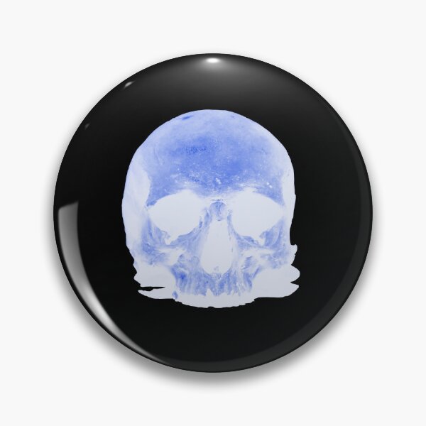 Item preview, Light Blue Skull – Icy Presence / Swiss Artwork Photography designed and sold by Raphael Wolf.