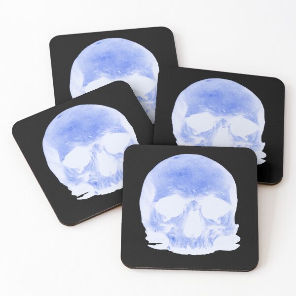Item preview, Light Blue Skull – Icy Presence / Swiss Artwork Photography designed and sold by Raphael Wolf.