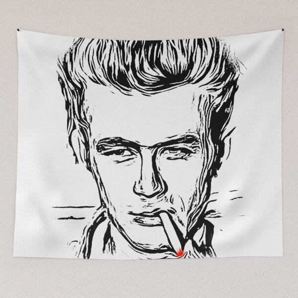 Item preview, James Dean Drawing 1 Tribute Walls Of Fame Aust  Digital Fanart designed and sold by WallsOfFameAust.