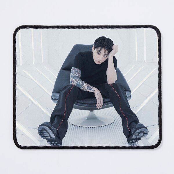 Item preview, Jung Kook sitting, dominant gaze, aura, JK BTS designed and sold by loveiscosmic.