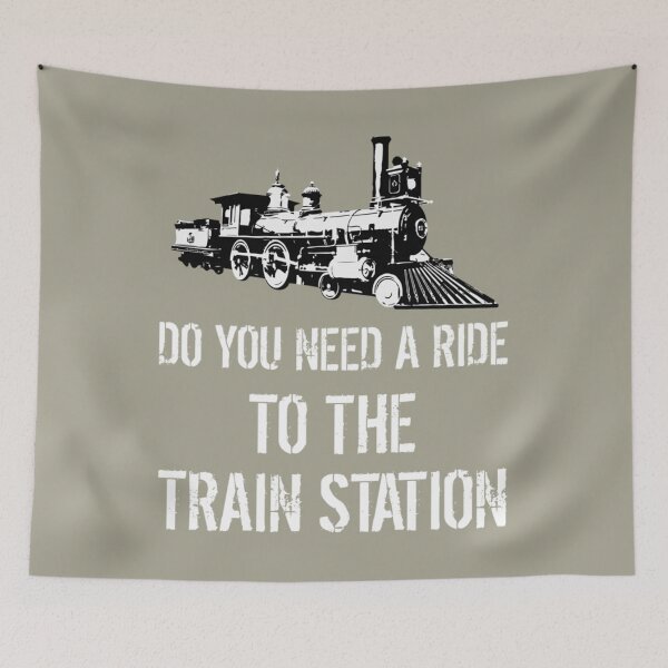 Item preview, Do You Need A Ride To The Train Station Yellowstone   designed and sold by brotherschool.