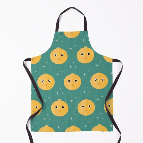 Item preview, Baby chicken heads on blue designed and sold by reneesillus.