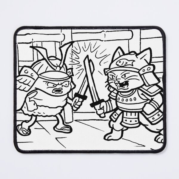 Item preview, Sushi Samurai (B&W) designed and sold by Zakaveli Safe Sapce.