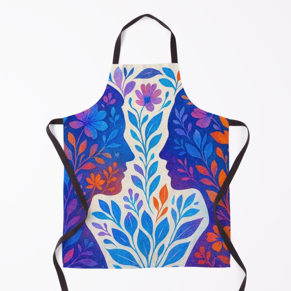 Item preview, Floral silhouettes in dialogue designed and sold by Sigtrix.