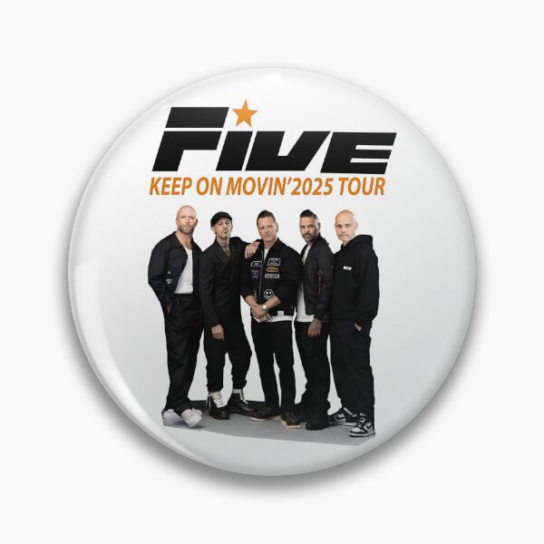 Item preview, FIVE Keep On Movin' 2023 Tour Boy Band designed and sold by vifernndan.