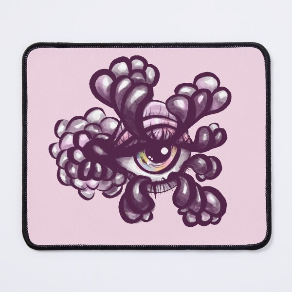 Item preview, Bubbly Eye - Weirdcore Art in Purple and Pink designed and sold by Boriana Giormova.