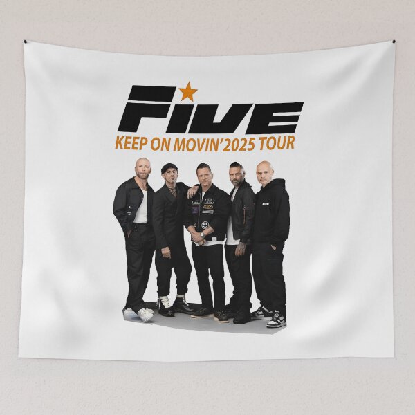 Item preview, FIVE Keep On Movin' 2023 Tour Boy Band designed and sold by vifernndan.