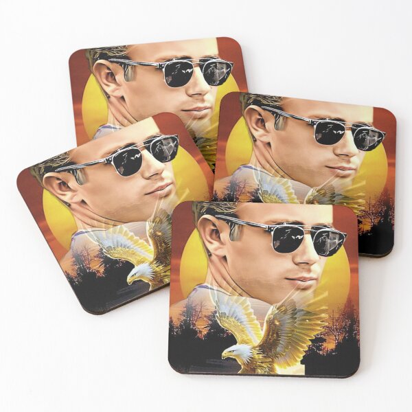 Item preview, James Dean Tribute   Eagle Walls Of Fame Aust  Digital Fanart designed and sold by WallsOfFameAust.