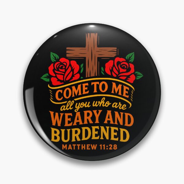 Item preview, Matthew 11:28 Come To Me All You Who Are Weary And Burdened designed and sold by plushism.