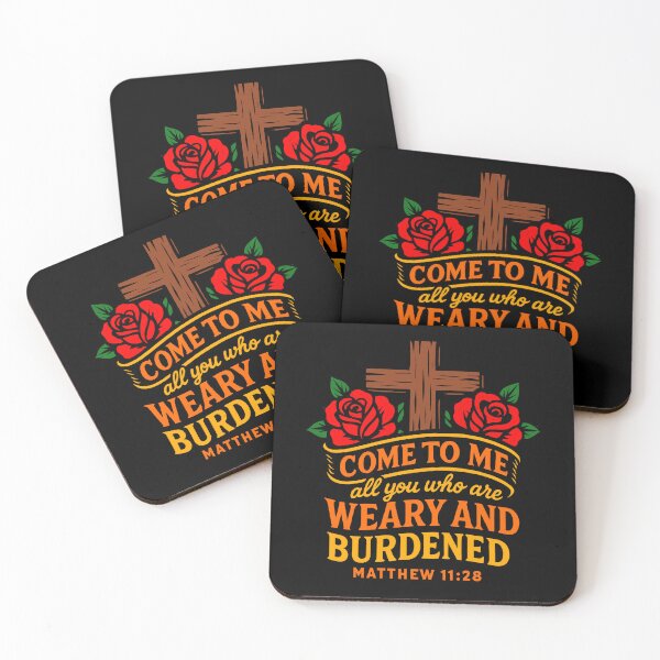 Item preview, Matthew 11:28 Come To Me All You Who Are Weary And Burdened designed and sold by plushism.