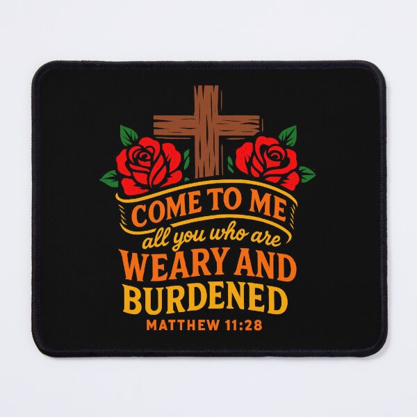Item preview, Matthew 11:28 Come To Me All You Who Are Weary And Burdened designed and sold by plushism.