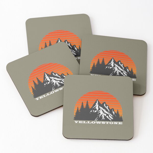 Item preview, Yellowstone Mountains Sunset   designed and sold by brotherschool.