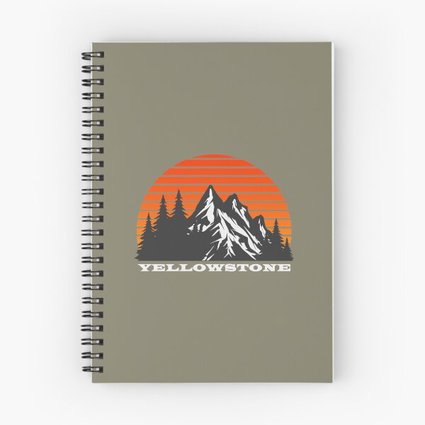 Aperçu de l'œuvre Coucher de soleil sur les montagnes de Yellowstone créée et vendue par brotherschool.