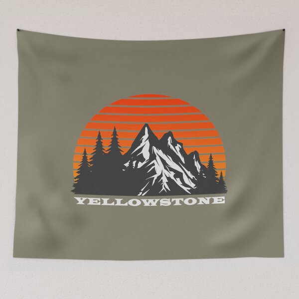 Item preview, Yellowstone Mountains Sunset   designed and sold by brotherschool.