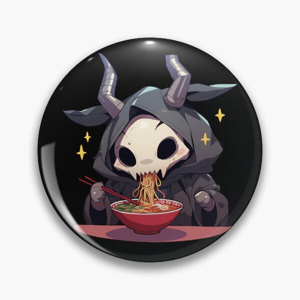 Item preview, Elias Ainsworth The Ancient Magus Bride Chibi Skeleton Eating Kawaii Ramen Anime designed and sold by Raslbazola.