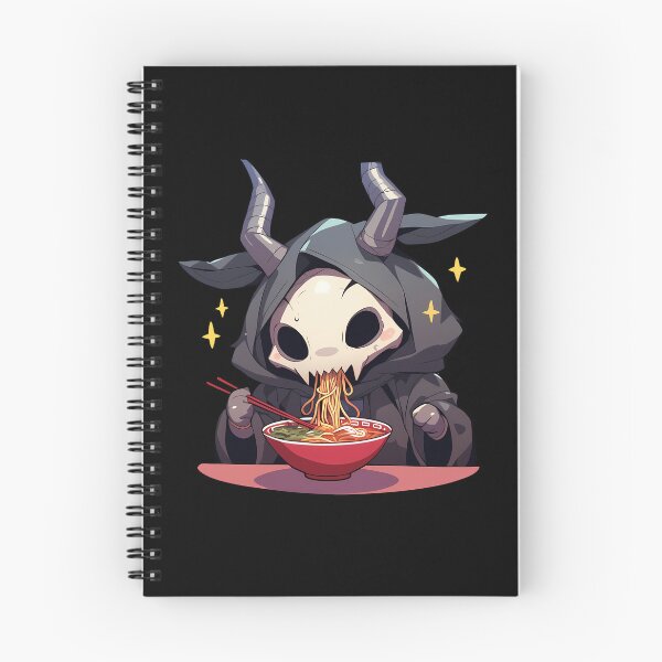 Item preview, Elias Ainsworth The Ancient Magus Bride Chibi Skeleton Eating Kawaii Ramen Anime designed and sold by Raslbazola.