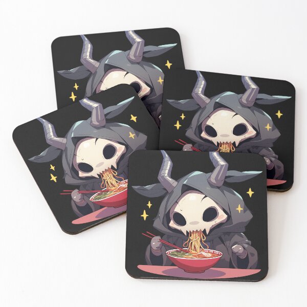Item preview, Elias Ainsworth The Ancient Magus Bride Chibi Skeleton Eating Kawaii Ramen Anime designed and sold by Raslbazola.