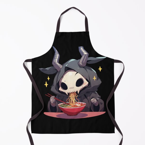 Item preview, Elias Ainsworth The Ancient Magus Bride Chibi Skeleton Eating Kawaii Ramen Anime designed and sold by Raslbazola.