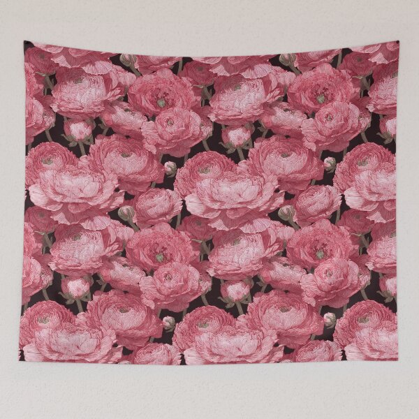 Item preview, Edgy Fresh Ranunculus Pattern For Get Well Gift designed and sold by RoyalStarsPatts.