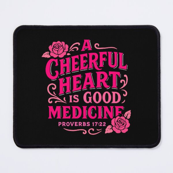 Item preview, Proverbs 17:22 A Cheerful Heart Is Good Medicine designed and sold by plushism.