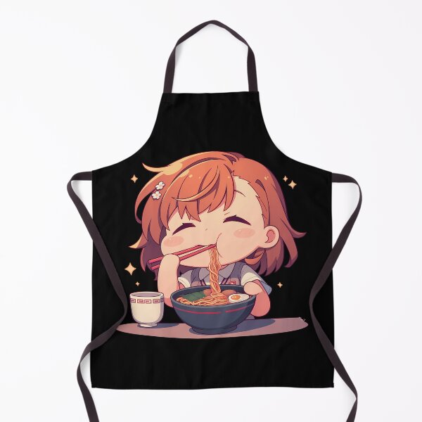 Item preview, Misaka Mikoto A Certain Scientific Railgun Chibi Girl Eating Kawaii Ramen Anime designed and sold by Raslbazola.